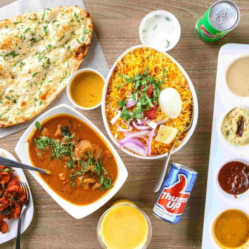 Complete indian meal